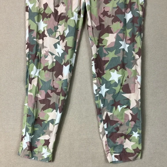 Elisabetta Franchi‎ Denim Pantalon Cargo Star Camouflage Pants Women’s size 25 - Picture 2 of 15
